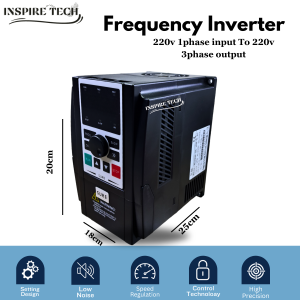 Inverter 5.5KW 220V single past input To 220v 3phase output Speed Controller Variabel SURE INVERTER