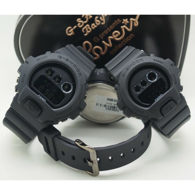 GSHOCK BASIC BLACK COUPLE SET DW6900 Gshock For Couples Lazada