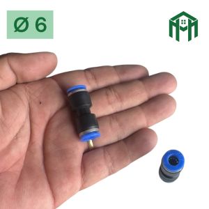 Nối nhanh ống hơi (khí nén) PU phi 6 8 10 12