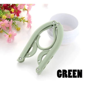 Portable Foldable Hanger Travel Anti-Slip Multi-Color Plastic