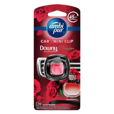 Ambi Pur Car Mini Clip Air Freshener 2.2ml x 2 Twin Pack & Single