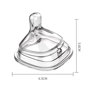 1Pcs Baby Nipple Newborns Hege n Square Feeding Bottle Replacement Teats BPA Free Silicone Botol Susu Puting