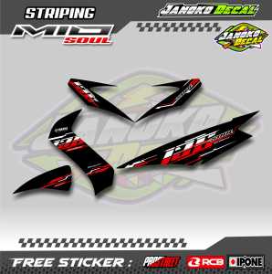 STRIPING VARIASI YAMAHA MIO SOUL / STICKER LIST VARIASI MOTOR MIO SOUL