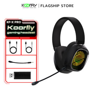 Koorfly KF-Xpro Gaming Headphone Wireless Noise Canceling Microphone Earcup Game Headphones Anti-interference 7.1 sound effects RGB lighting