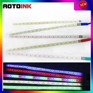 AOTOINK 2pcs 30CM 60CM Car Flash Warning Light Strobe Decoration LED Strip 100% Waterproof LED Flwxible Strips Knight Rider Light