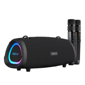 SODLK T90Plus ลำโพงบลูทูธไร้สาย 100W Bluetooth Speaker กับ 2 ไมโครโฟนเบสลึก แท้100% IPX6 กันน้ำรองรับTWS/USB/TF/AUX