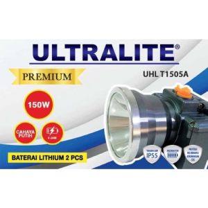 Senter Kepala 150 Watt Ultralite UHL T1505A Cahaya Putih