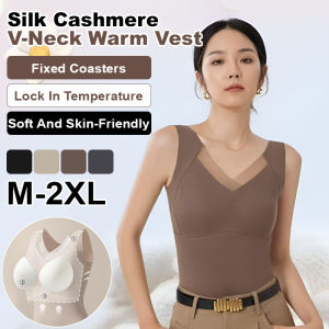 Vest Warm women fall/winter bottoming nonmarking cashmere Vneck top thickened undershirt