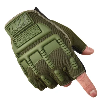 Sarung Tangan Tactical Mechanix Motor Sepeda Half Finger Gloves Mpact