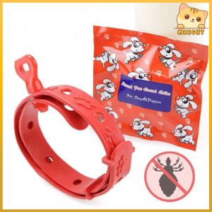 kalung anjing anti kutu anti ulat aksesoris kalung untuk hewan peliharaan