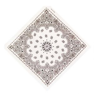 RGFV Cotton 55cm55cm Hip Hop Paisley Neck Wrist Band Head Wrap Bandana Handkerchief Square Scarf Scarves