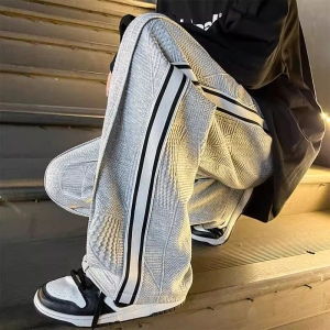 celana jogger pria abu abu celana pria korean style pria celana pria kekinian Celana panjang cowok keren celana pinggang karet pria celana murah garis tebal celana panjang pria kaki lebar celana kasual pria dewasa panjang jumbo hitam straight pants