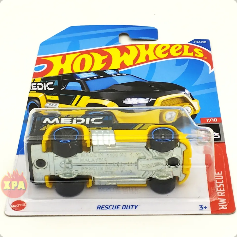 RESCUE Hot Wheels Ambulance Collections Rescue Duty (Blue) 2023 HW