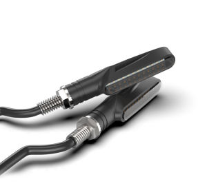 [3 Colors] 2pcs Motorcycle Indicators Flowing Turn Signal Lights Motorbike Turning Indicators 12V 12 LEDs Bulbs for Motorcycle Motorbike Scooter Quad Cruiser Off Road