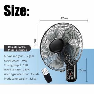 Industrial Fan Heavy Duty Big 20/26/30 Inches Industrial Fan Inverter Wall Fan Stand Fan Industrial Fan Standard Ajustable Automatic Shaking Head Stand Fan For Shops Warehouses Factories