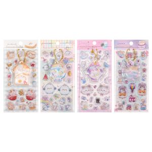 JURHOMIE Fun Pinch Hanging Soft Puffy 3D Stickers Cartoon Animals Party Scrapbooking DIY Sticker Creative Decoration Journal Stationery Sticker School Supplies