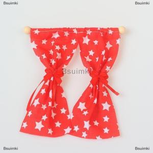 [COD] Bsuimki 1 12 Dollhouse ngọt ngào hoa rèm cửa mô hình Dollhouse mô phỏng đồ nội thất trang trí búp bê nhà sống cảnh phụ kiện trang trí