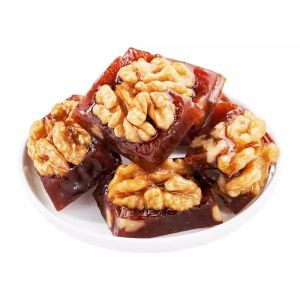 Hawthorn cake walnut kernel sweet and sour snacks soft sticky individual packaging hawthorn cake