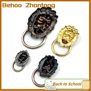 Behoo Knobs and Pulls New Antique Bronze Lion Head Pulls for Dresser Drawer Cabinet Door Handles Knobs Door Knocker