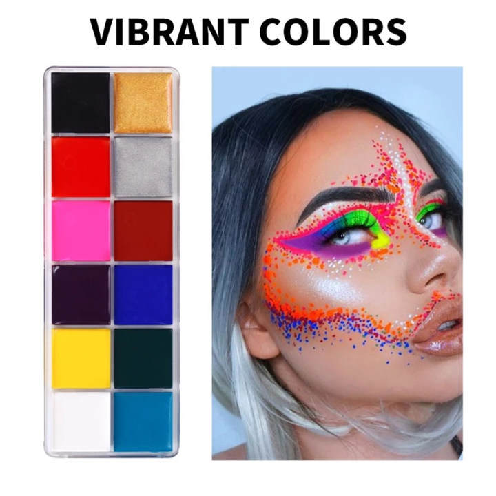 12%20Colors%20Face%20And%20Body%20Paint%20Professional%20DIY%20Body%20Paint%20Palette%20Highly%20Saturated%20Face%20Paint%20Set%20-%20Image%209