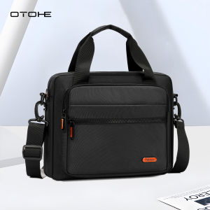 OTOHE Mens Shoulder Bag Business Laptop Bag Fashion Waterproof Messenger Bag Portable Travel Bag Large Capacity Handbag Cross Body Bag Lightweight Casual Bag Leisure Sport Street Bag