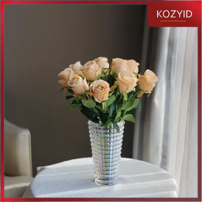 KOZY.ID - SILK ROSE Bunga mawar palsu/The simulation flower/harga pertangkai/dekorasi rumah