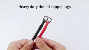 2026 8 6 4 AWG PVC Insulated Battery Inverter Cable 20/30/40/50/60/100CM RV Pure Coppe Solar System UPS Car Connection Wire With Lug
