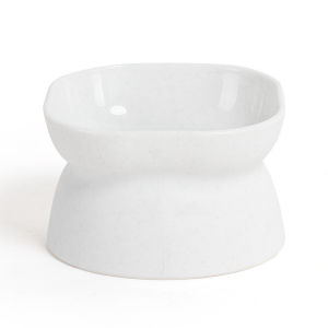 Pet Bowl Elevated High Raise Pet Bowl Feeder 10° Tilted Cat Bowl Bekas Makanan Kucing Cat Feeder Bekas Air Kucing
