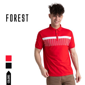 Forest  Stretchable Soft Cotton Short Sleeve Cut & Sew Men Polo T Shirt | T Shirt Lelaki - 23787