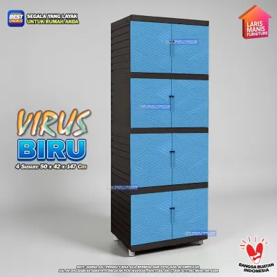 Lemari Pakaian Plastik Serbaguna Lemari Kingdom Virus Warna Lemari Baju Minimalis Lemari Serbaguna
