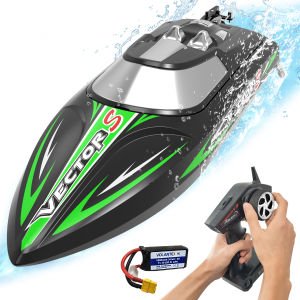 VOLANTEXRC RC Boat 2.4GHZ 48kmh High Speed Brushless Auto Self-Righting Roll Back RC Boat for Lake/Pool 797-4 RTR