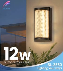 BIGLITE BL-2251 WW 12W 3000K LED OUTDOOR WALL LAMPS