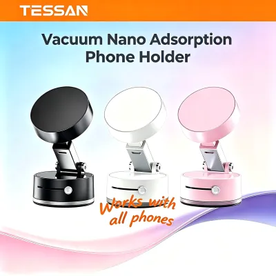 TESSAN Cell Phone Stand Adjustable Foldable for Magsafe Car Mount Magnetic Phone Holder Magnetic Phone Holder for Car Magnetic Phone Holder with Suction Cup
