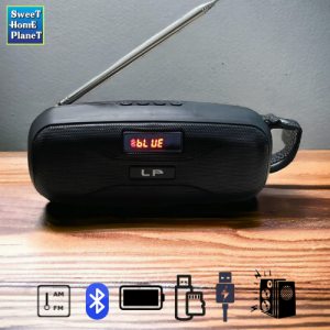 LP-V57 Super Bass Radio Wireless Bluetooth USB TF card FM Radio Speakers Hands free Mini Speakers Removeable Li battery Speakers
