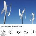 Wind turbine vertical-axis lighting for household street lamps. Micro wind-driven startup. Solar energy complementation. Magnetic levitation power generation.. 