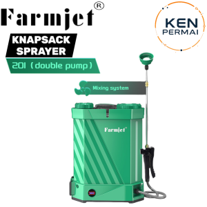 FARMJET 20L Electric Rechargeable Sprayer  DUAL MOTAL Knapsack Pressure Sprayer Garden Plant Watering Tool 电动喷雾器