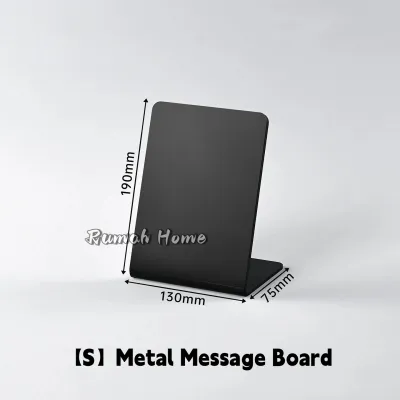 SG RumahHome® Magnetic Table Message Board Desktop Metal Whiteboard for Office Home School Card Photo Display Memo Board Boards & Flipcharts