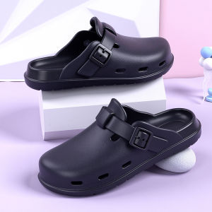 CROWN Summer Fashion Lightweight Clogs Slippers Soft Rubber Non Slip Slipper Sandal For Men and Women