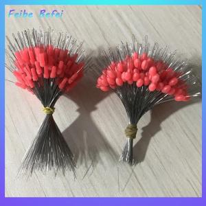 [Feibe Befei] 300pcs Float Rubber Stopper Fishing Bobber Stopper Float Cylindrical Space Bean
