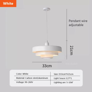 Nordic Pendant Light Vintage Orange Home Decoration Hanging Lamp Bedroom Bedside Restaurant Living Rooms LED Mid Century FixtureFast shipping