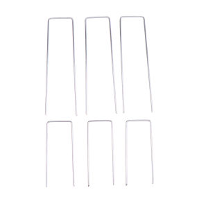 Ginca 20Pcs Landscape Staples U-Shaped Garden Pins Garden Stakes Staples Heavy Duty Yard Lawn Tent Stakes Securing Pegs For Weed