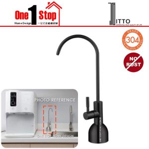 🔥ITTO🔥 MATTE BLACK PORTABLE KITCHEN FILTER TAP 1/4" INLET