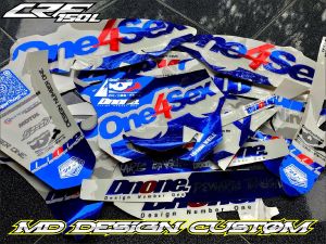 0757 (COD) Sticker Decal KLX 150 GORDON FullBody Kombinasi Biru Candy Dan Merah CANDY  Bebas Request Terbaru - Sticker Premium KLX 150 Terbaru - Sticker Variasi KLX GORDON Terbaru - Sticker Striping KLX Terbaru