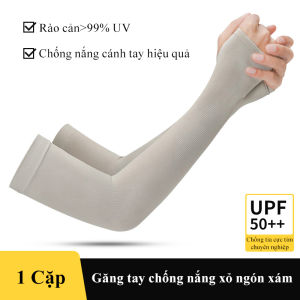 Ống tay áo chống nắng MYT găng tay lụa lạnh chống nắng thoáng khi chống tia UV mùa hè phong cách dành cho nam và nữ