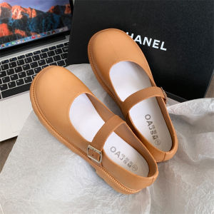 Sepatu Docmart Loafers Wanita Polos Pantofel Shoes Low Heel Cewek Kuliah Kantor BISA COD SPT-76