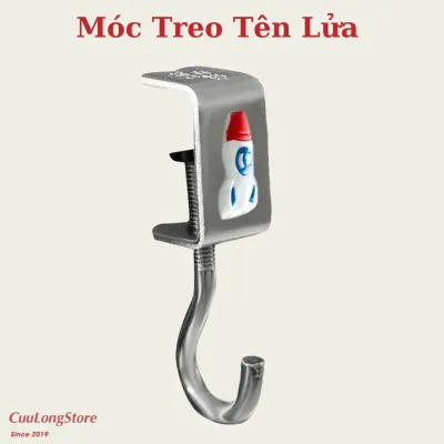 Móc Treo Đồ Chịu Lực 100kg di động tháo lắp gắn cạnh bàn đa năng tiết kiệm không gian