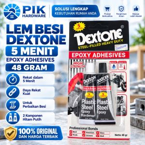 Lem Besi Dextone 5 Menit 48 Gram Original | Lem Epoxy Steel Filled Heavy Duty
