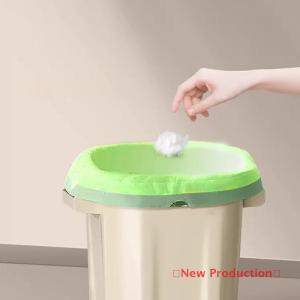 New Production💖 ถุงขยะแบบหูรูดไม่ฉีกขาดถุงเก็บขยะในห้องครัวห้องน้ำถุงขยะ mugwort กันยุงและกันกลิ่น