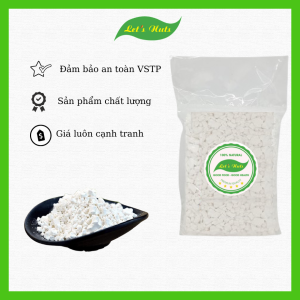 Bột sắn dây nguyên chất Lets Nuts túi 1kg nguyên liệu pha thức uống thanh nhiệt giải độc giảm cân đẹp dáng