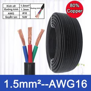 10m 20m Dây Cáp Điện Ngoài Trời AWG10 AWG11 AWG13 AWG16 Cuộn Dây Dài Chuyên Sạc Xe Ô Tô Xe Điện